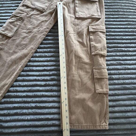 SHEIN Cargo Pants Brown Women's Size Petite M - Picture 4 of 9